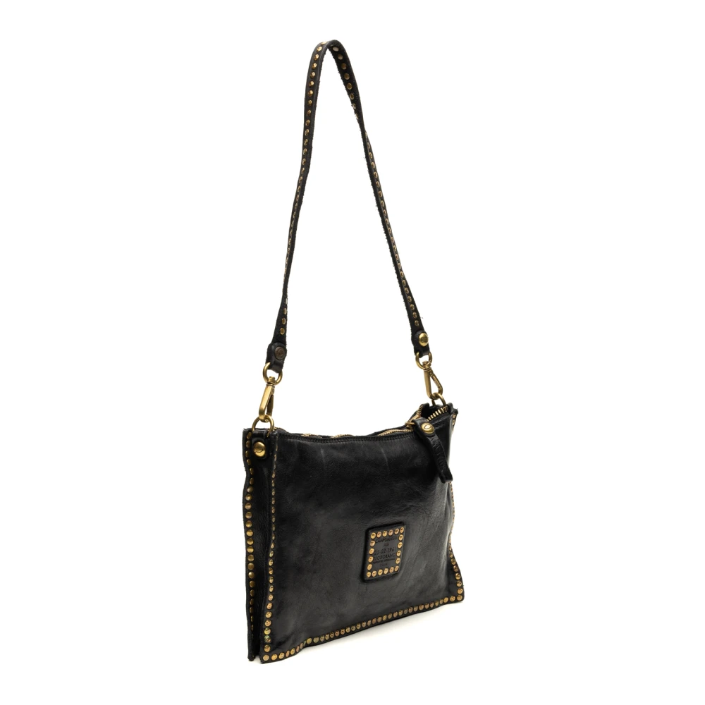Campomaggi Zwarte Tassen Pochette Stijl Black Dames
