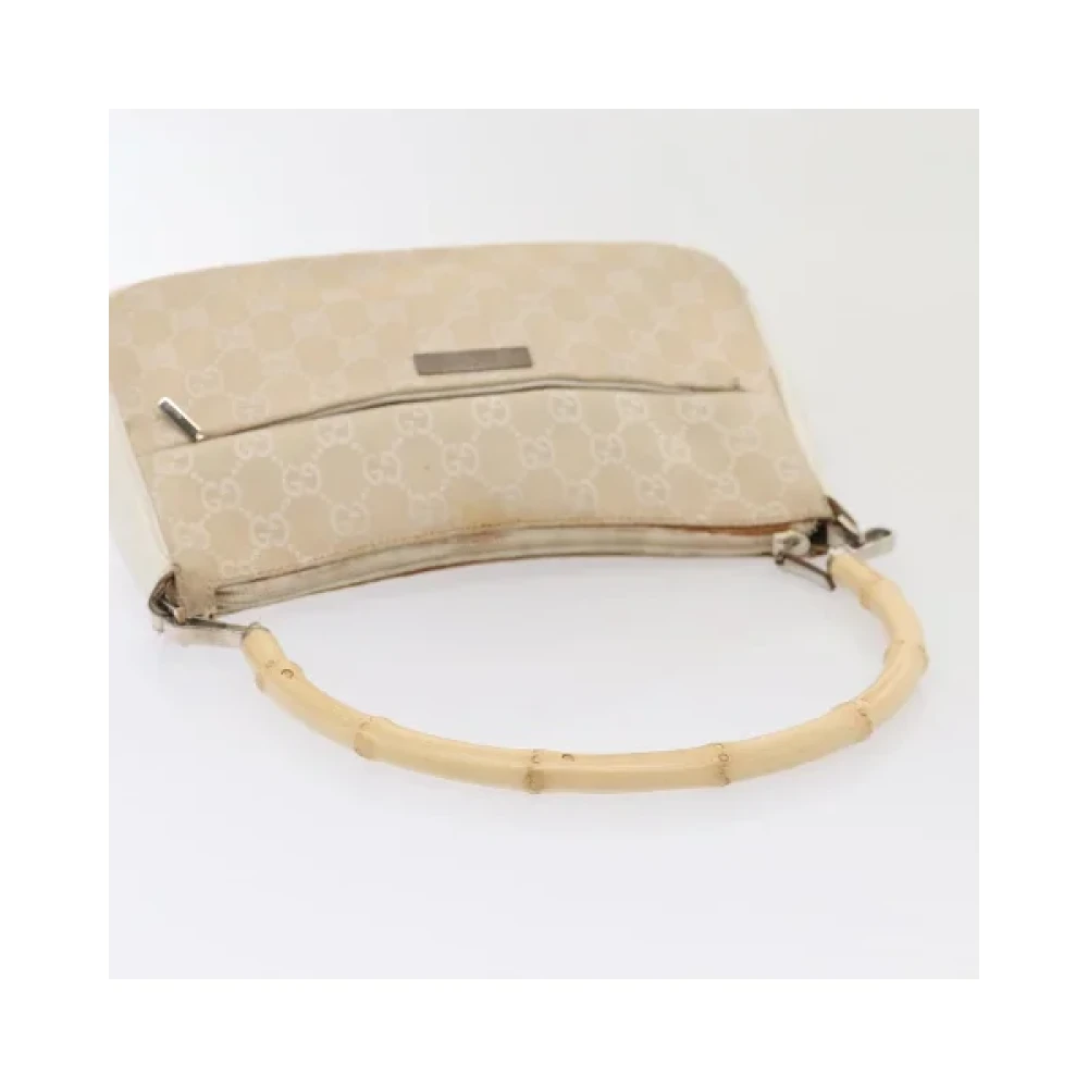 Gucci Vintage Pre-owned Canvas handbags Beige Dames