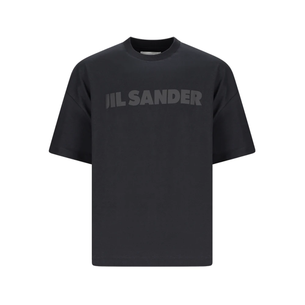 Jil Sander Men's Black T-Shirts, Xl, Logo T-Shirt