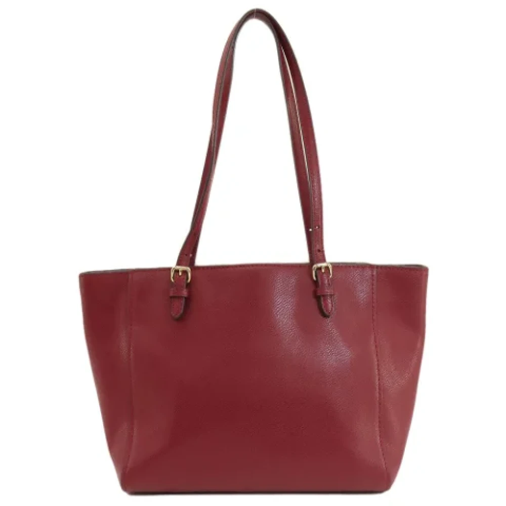 Coach Pre-owned Fabric totes Brown Dames