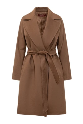 Wool Drap Wrap Coat