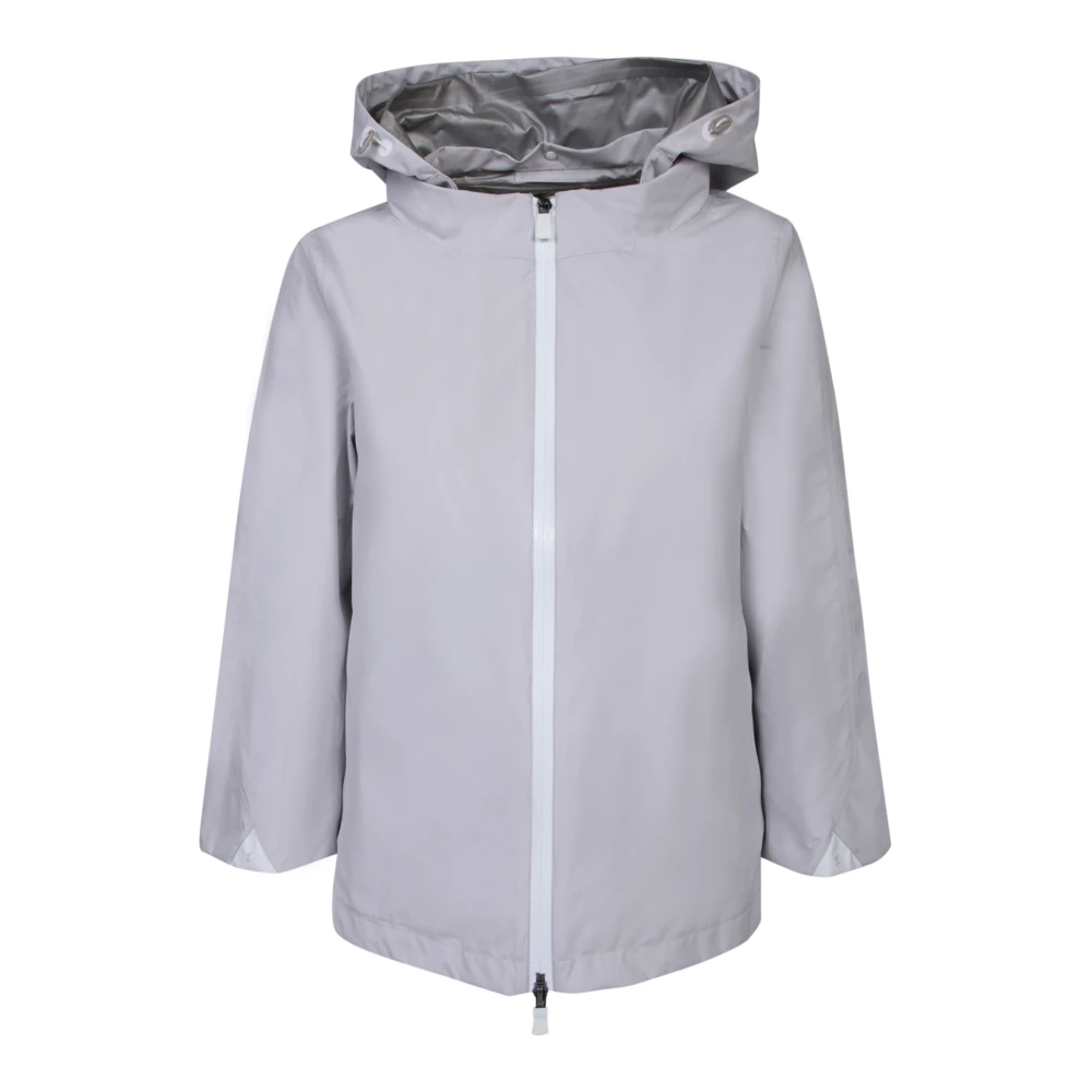 Herno Vrouw Grijs Laminar Beige Jas