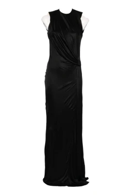 Draped-detail Maxi Klänning
