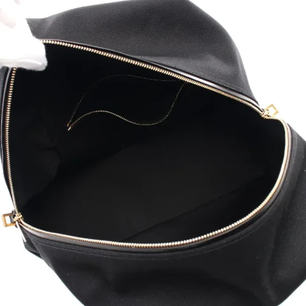 Yves Saint Laurent Vintage Pre-owned Canvas handbags Black Dames