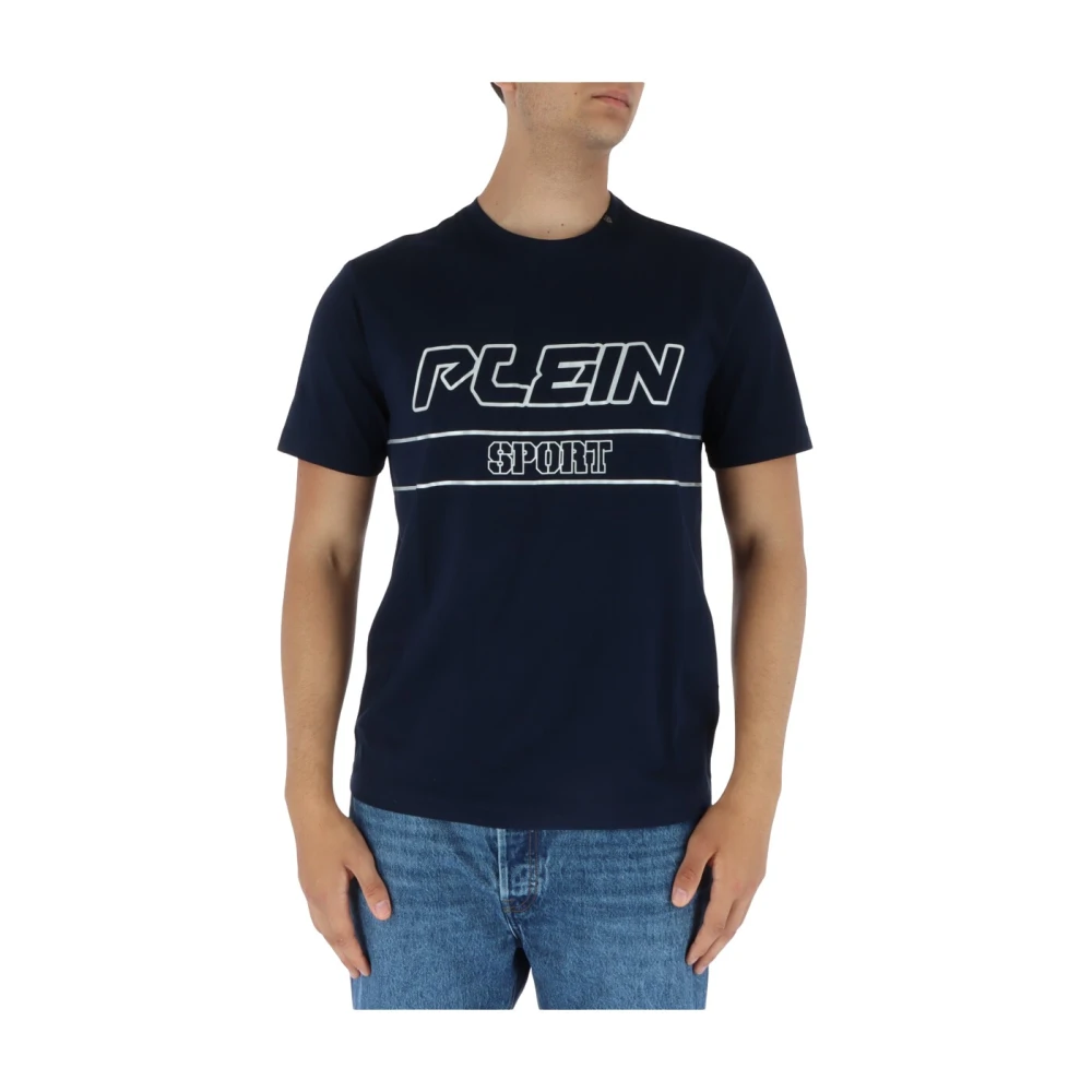 Plein Sport Blue Cotton Men's T-Shirt - XL - Image 3