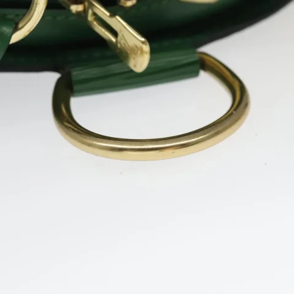 Louis Vuitton Vintage Pre-owned Leather backpacks Green Dames
