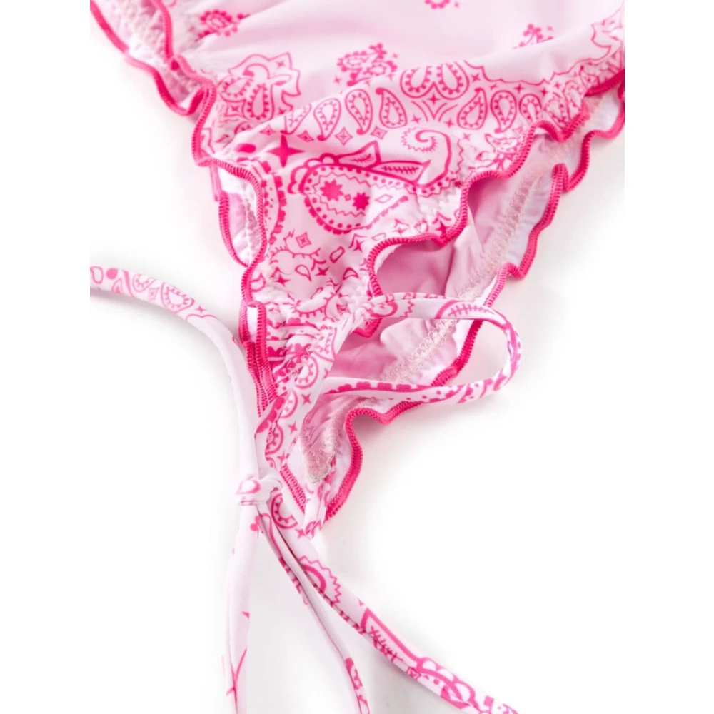 MC2 Saint Barth Roze Bandana Print Zwemkleding Pink Dames