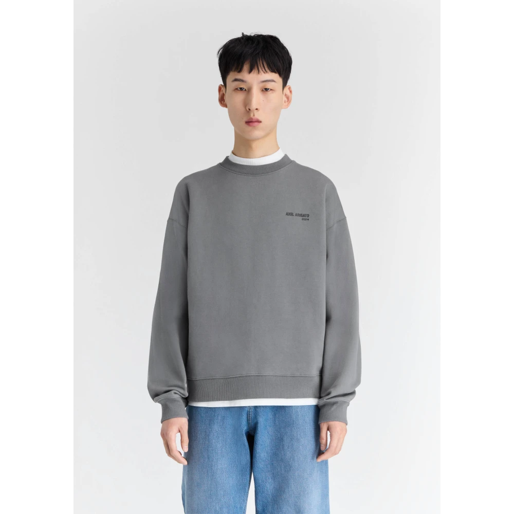 Axel Arigato Spade Sweatshirt Gray Heren