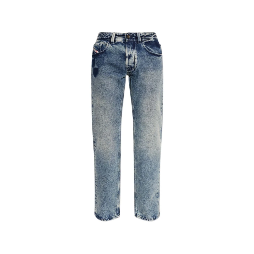 Diesel , Straight Fit Jeans, Male, Blue, W34, Straight Jeans
