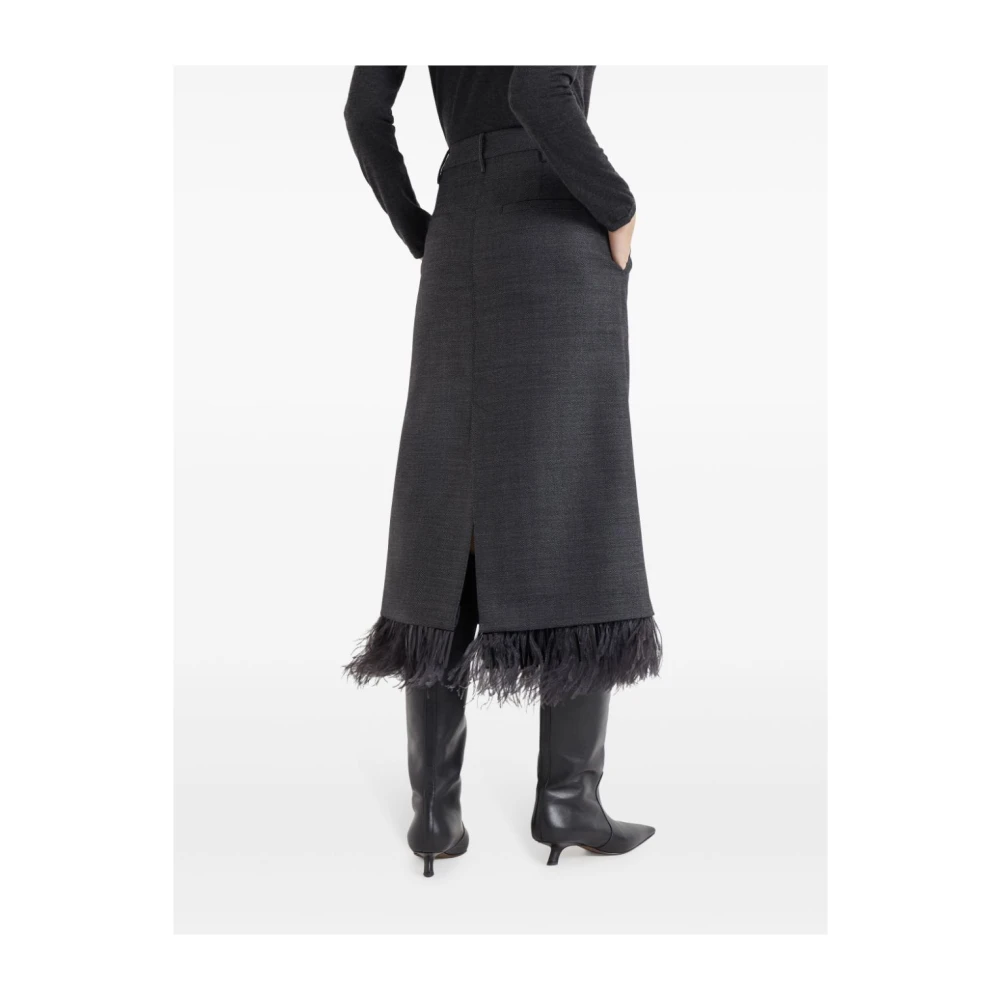 BRUNELLO CUCINELLI Antraciet Rokken voor Vrouwen Gray Dames