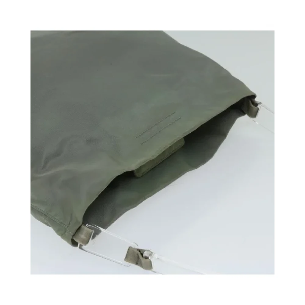Prada Vintage Pre-owned Nylon prada-bags Green Dames