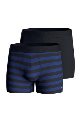 forpackning-med-tva-enfargade-och-randiga-boxershorts-i-marinbla-stretchig-bomullsjersey