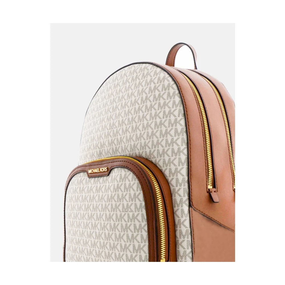 Michael Kors Jaycee Grote Logorugzak White Unisex