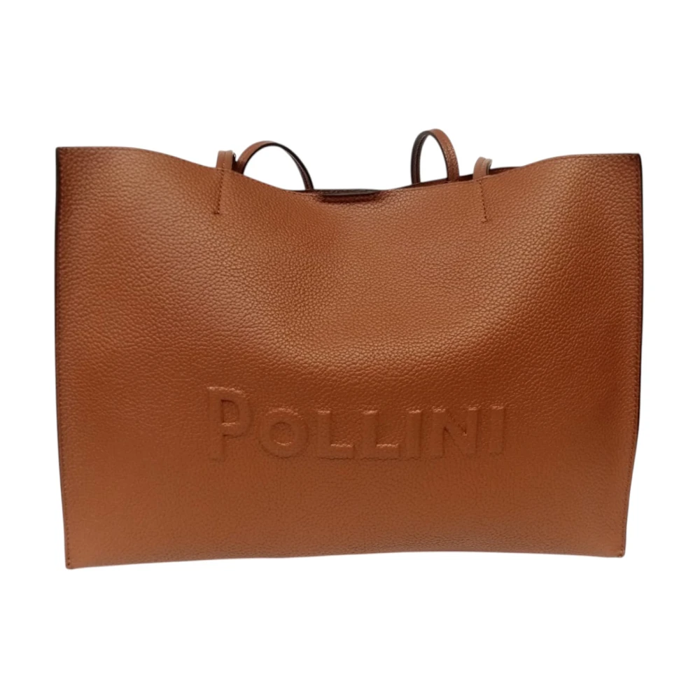 Pollini Women's Brown Shoulder Bag - Shopping Bags - One Size - Bags
