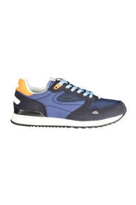 sneaker-homme-en-polyester-bleu-avec-lacets