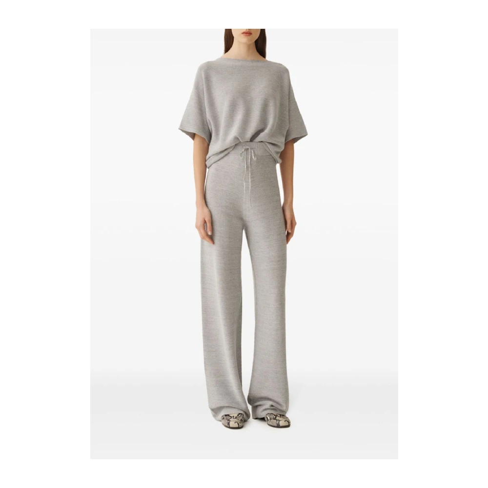 Fabiana Filippi Luxe Gebreide Kleding voor Stijlvolle Vrouwen Gray Dames