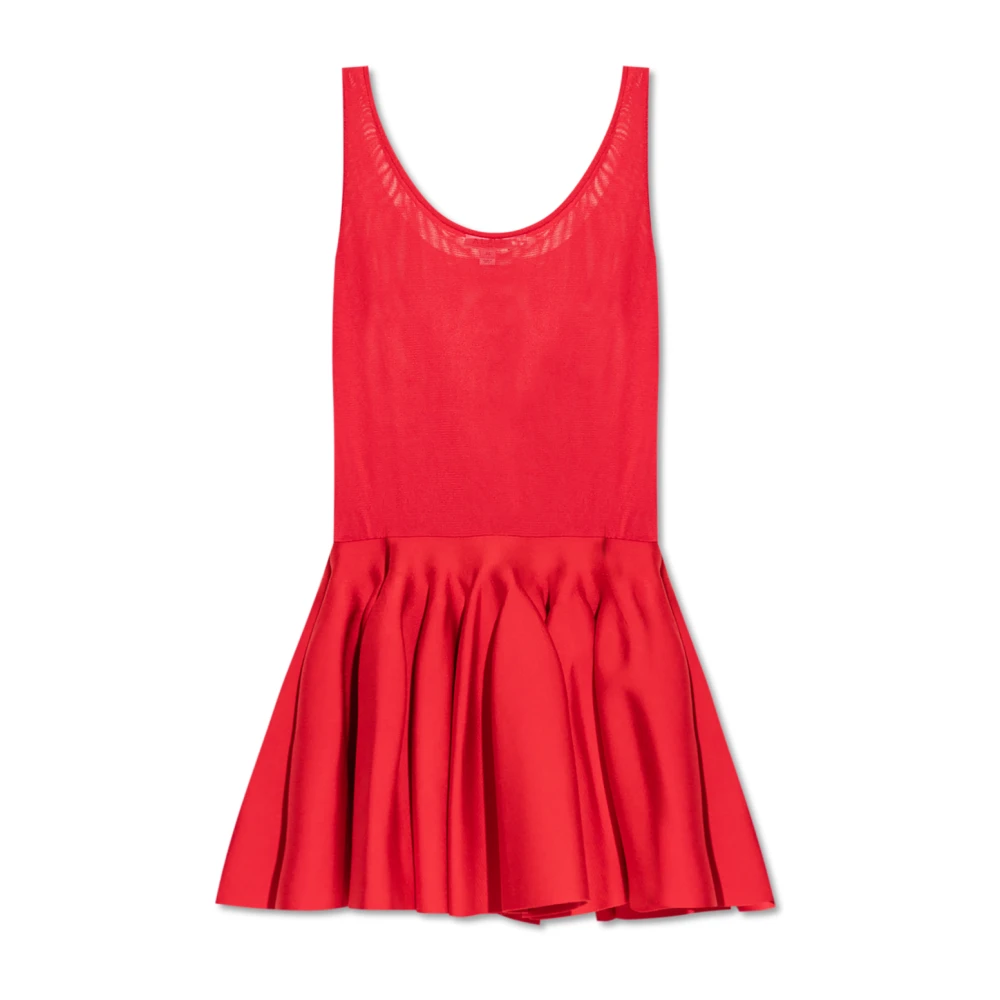 Alaïa Mouwloze jurk Red Dames