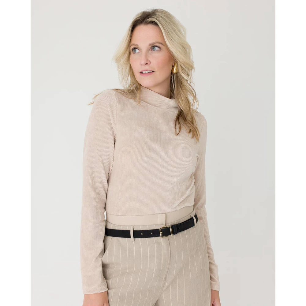 Anna Van Toor Sweatshirt 43A04-02346A-1 Beige Dames