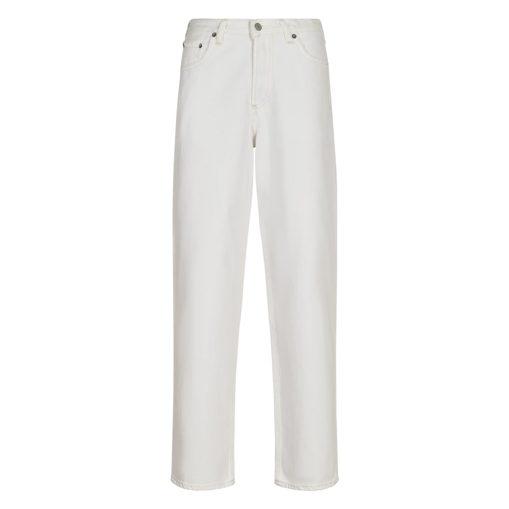 Agolde Baggy V-Taille Jeans White Dames