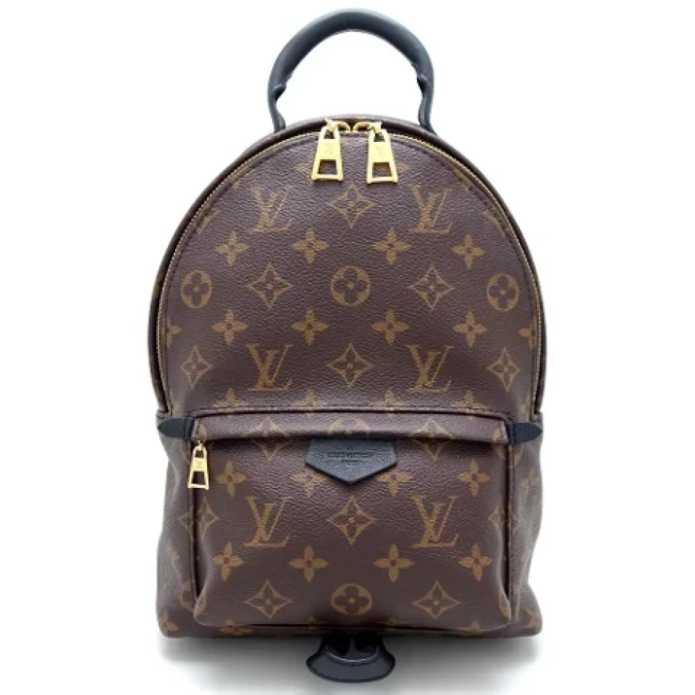 Louis Vuitton Vintage Pre-owned Canvas backpacks Brown Dames