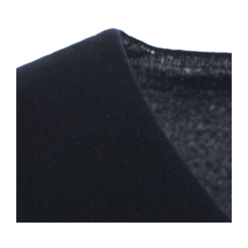 MVM Blauwe Cashmere Gebreide Trui Aw24 Blue Dames