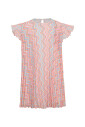robe-multicolore-en-polyester-doublee-en-coton