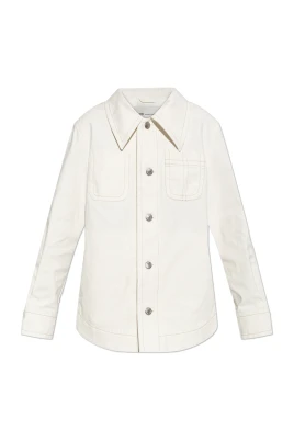 Cotton Worker Buttoned Jacket