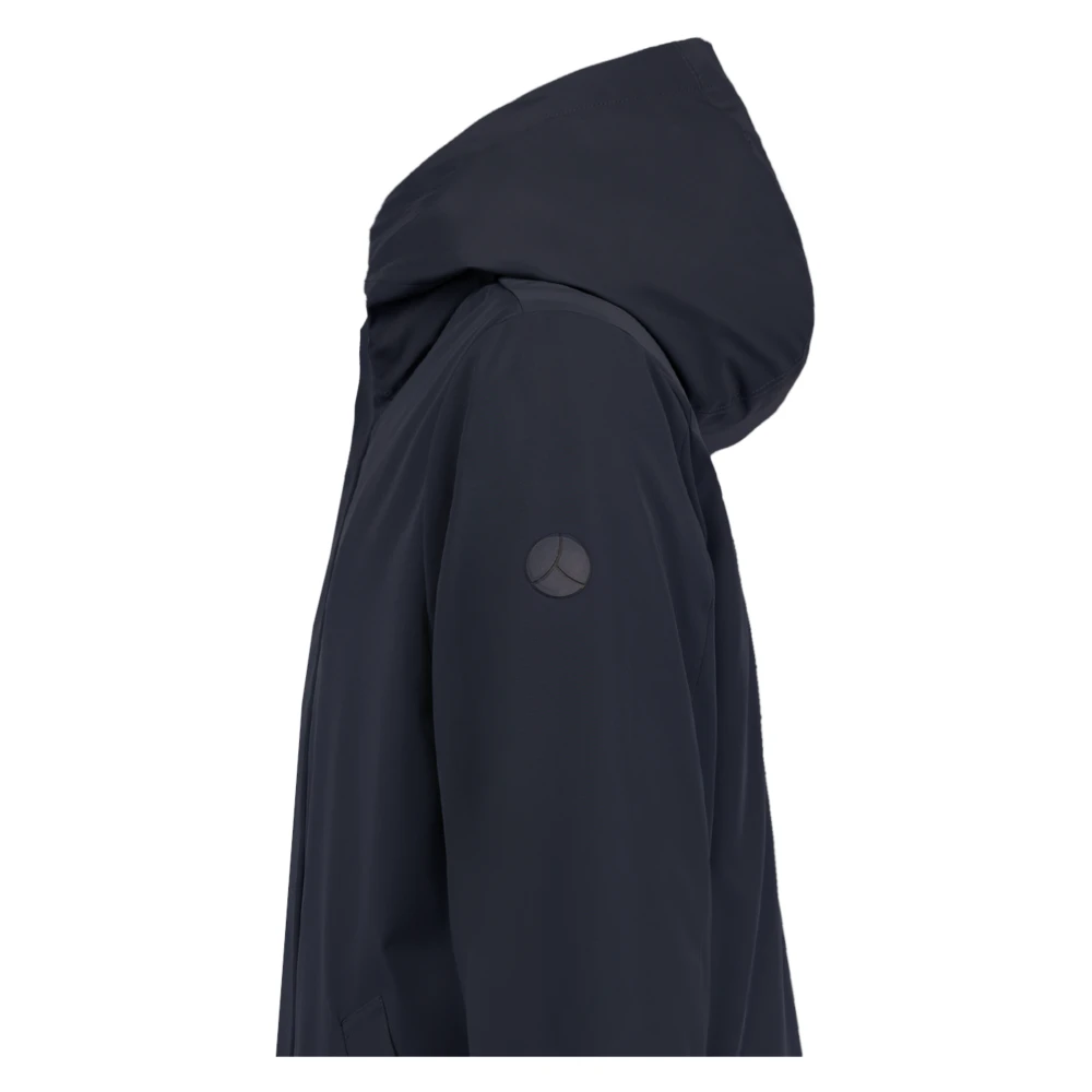 People of Shibuya Technische Parka met Primaloft Isolatie Blue Heren