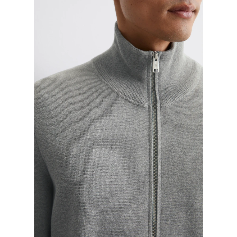 Marc O'Polo DfC ritsvest regular Gray Heren