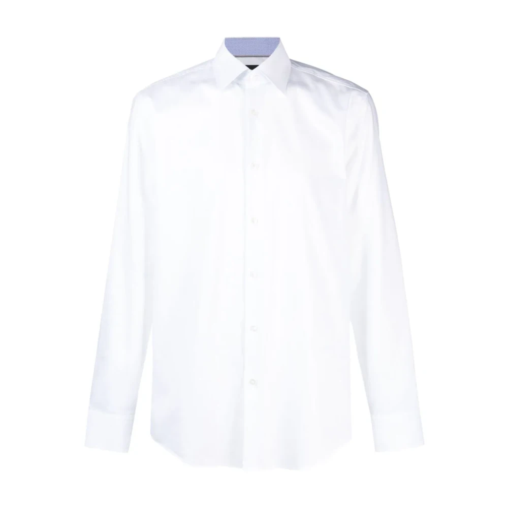 Hugo Boss Slim Fit Easy Iron Overhemd 100% Katoen White Heren