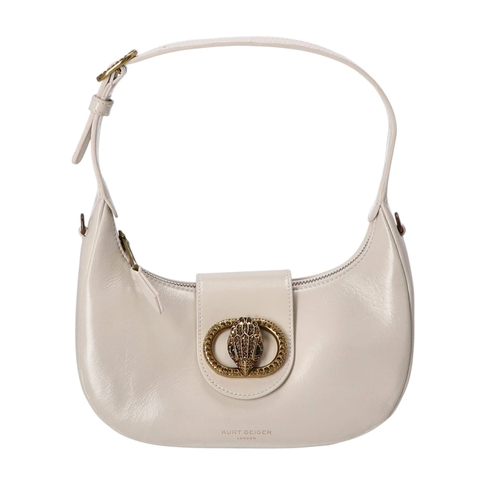 Kurt Geiger Women's Beige Hobo Shoulder Bag - Shoulder Bags - One Size - Bags