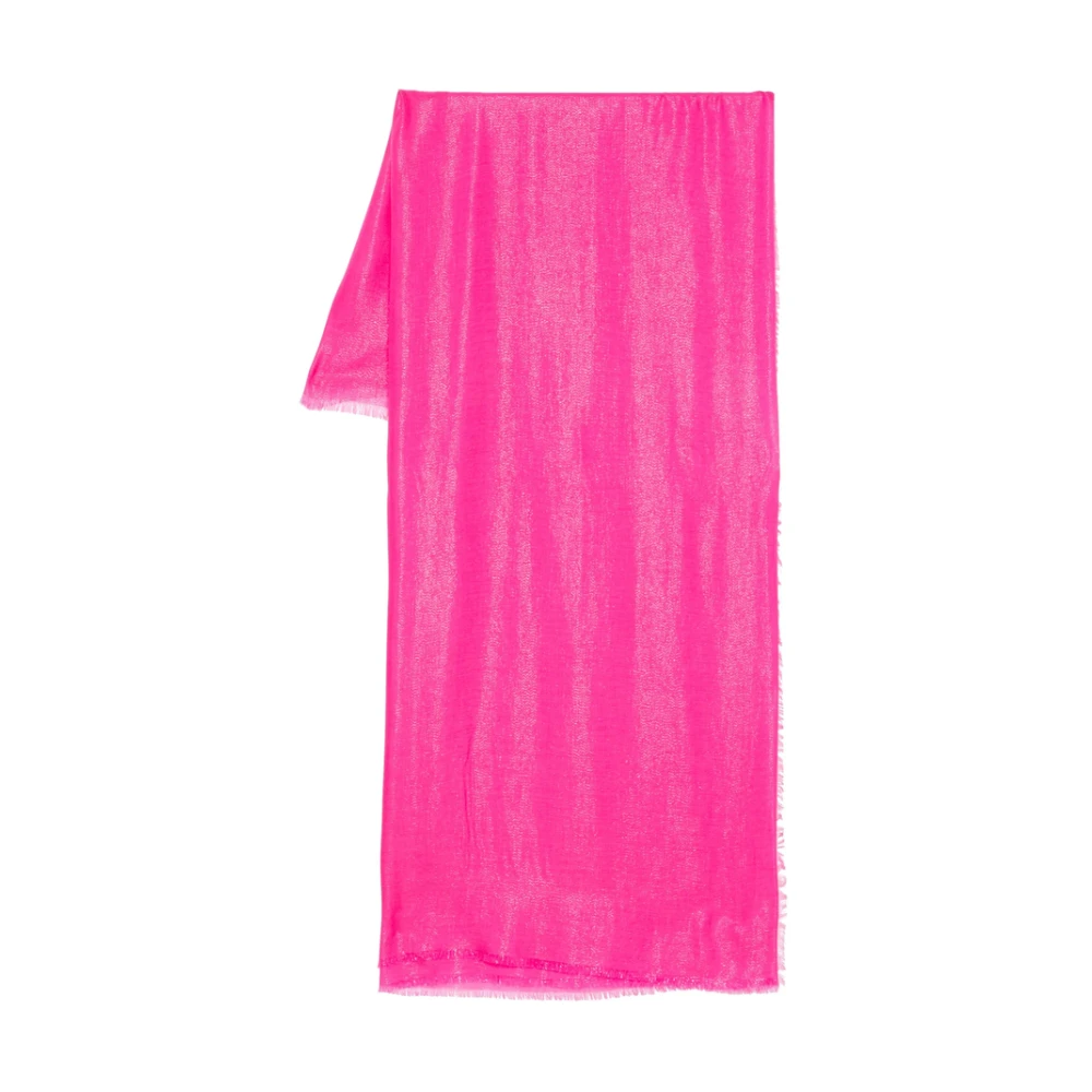 D'aniello Fuchsia Roze Franje Rechthoekig Tapijt Pink Dames