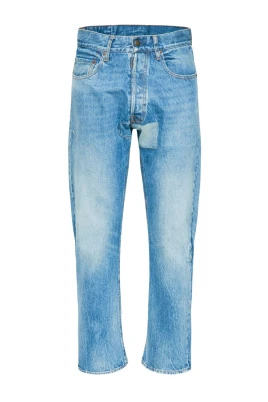 Blå Jeans för Stiligt Avslappnat Mode