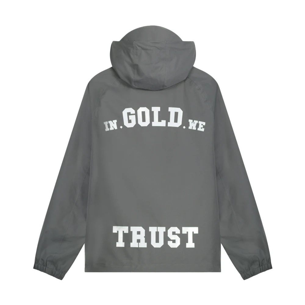 In Gold We Trust Stille Schaduw Paraplu Jas Gray Heren