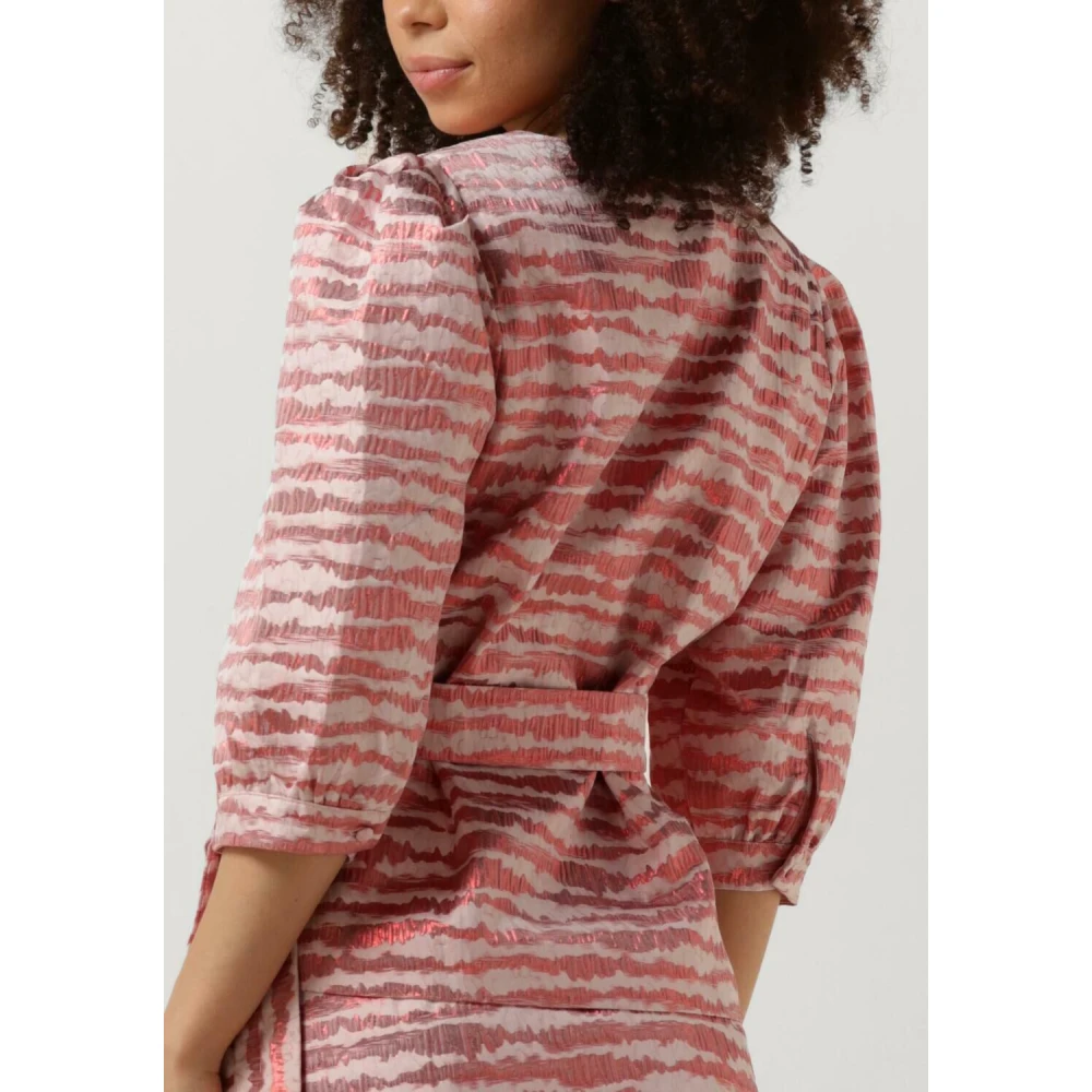 Aaiko Metallic Pink Top Lydas Style Pink Dames