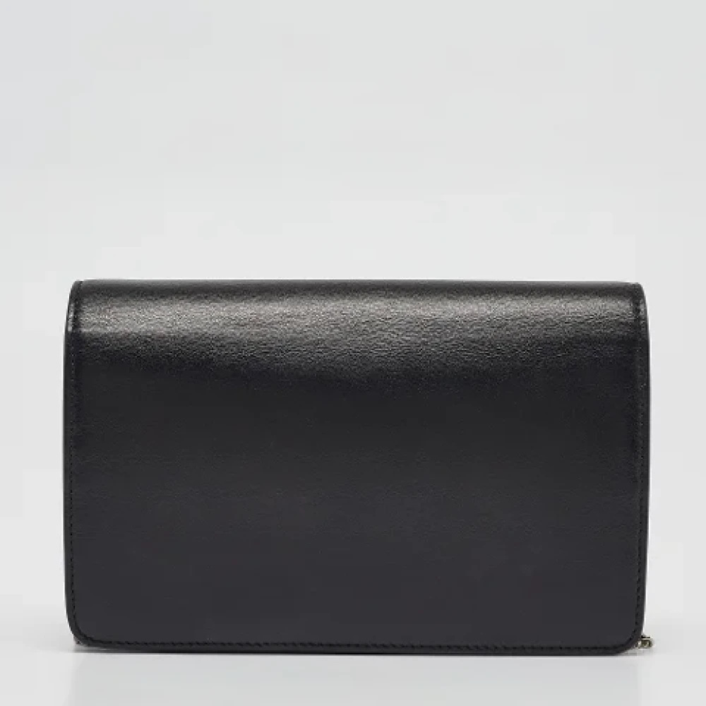 Fendi Vintage Pre-owned Leather wallets Black Dames