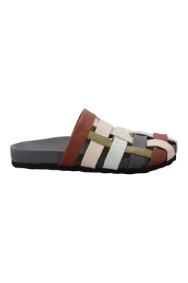 Woven Nappa Sabot