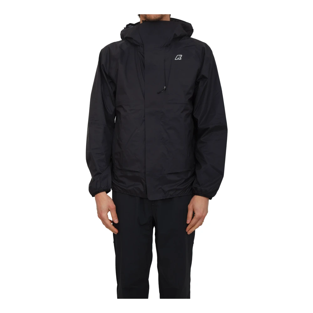 K-Way Uomo Nero - Roche Rain Jacket - Jackets - L