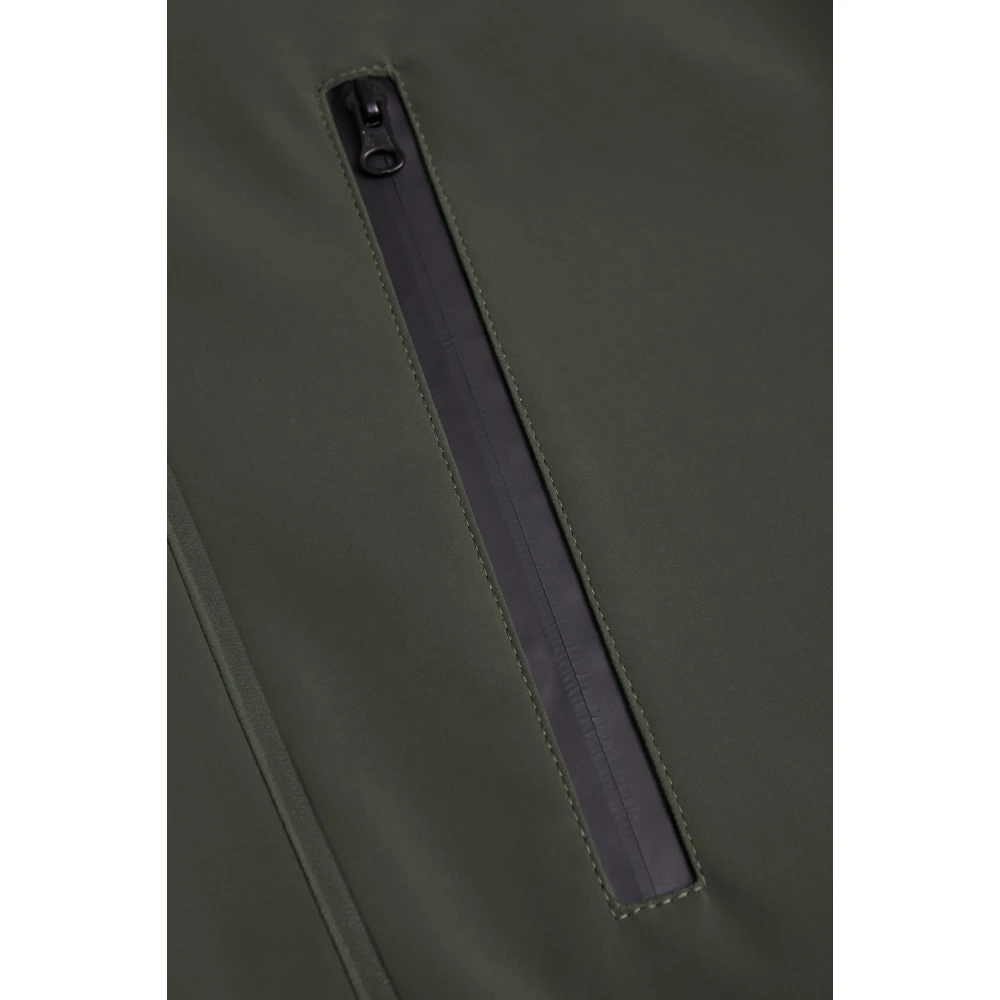 Stutterheim Matte Lange Regenjas met Aqua-Guard Zakken Green Dames