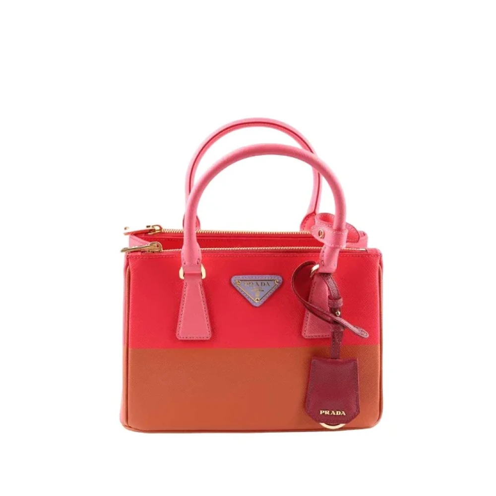 Prada Vintage Pre-owned Leather prada-bags Pink Dames