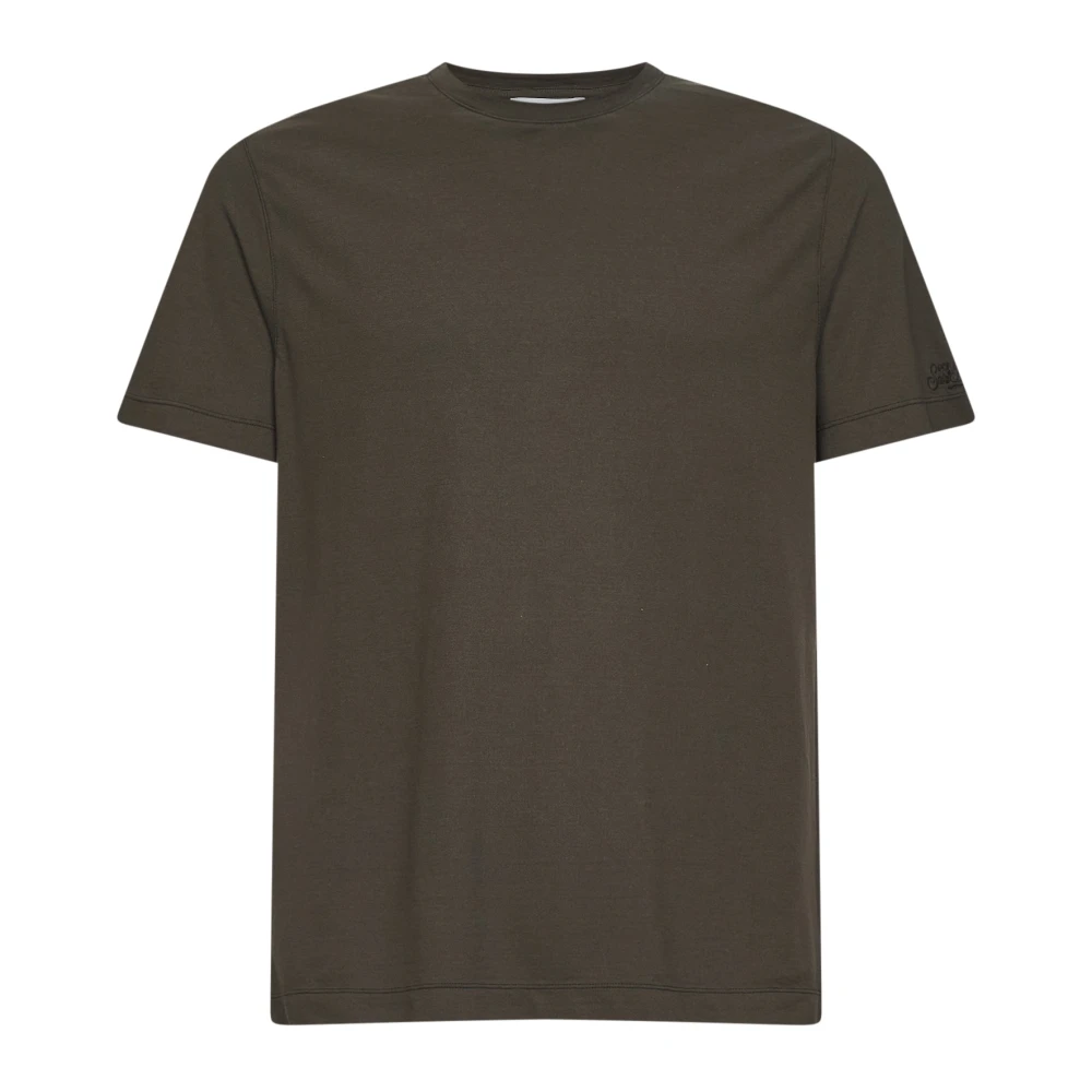 Mc2 Saint Barth Men's Brown Crewneck T-Shirt