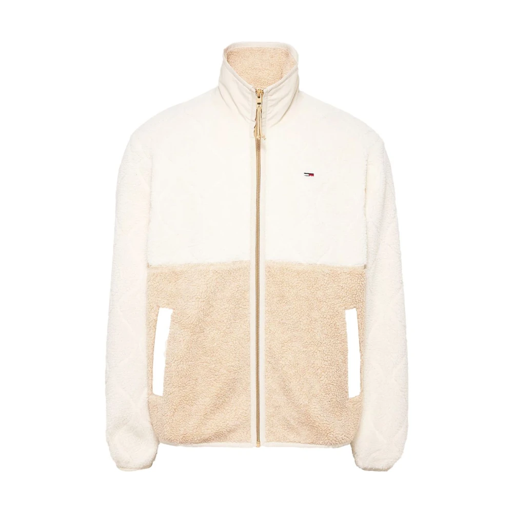 Tommy Jeans Stijlvolle Jas voor Mannen Beige Heren