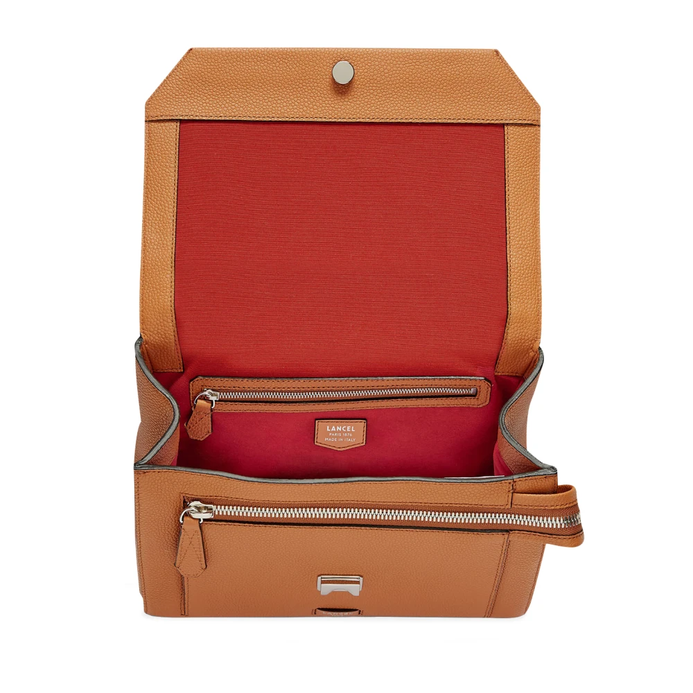 Lancel Chique Ninon Flap Tas Bruin Brown Dames