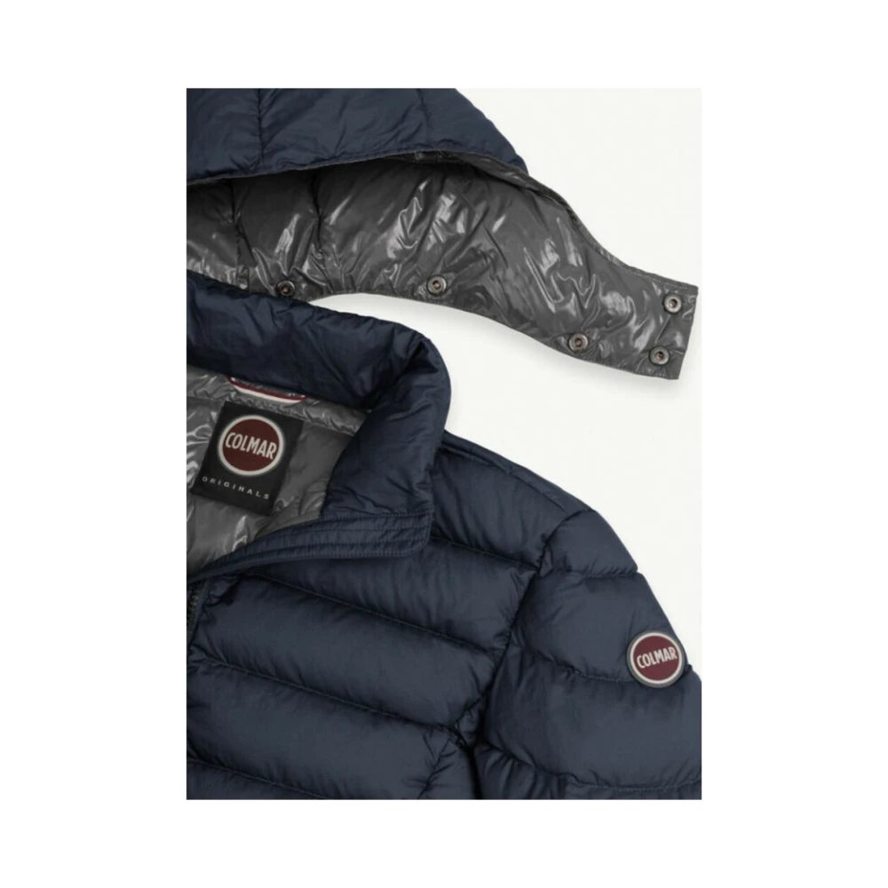 Colmar Sportieve Donsjas met Afneembare Capuchon Blue Heren