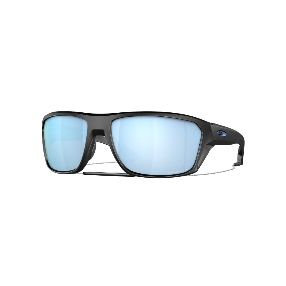 Oakley Wrap Mens Matte Black Prizm Deep Water Polarized Sunglasses - One Size - Image 6