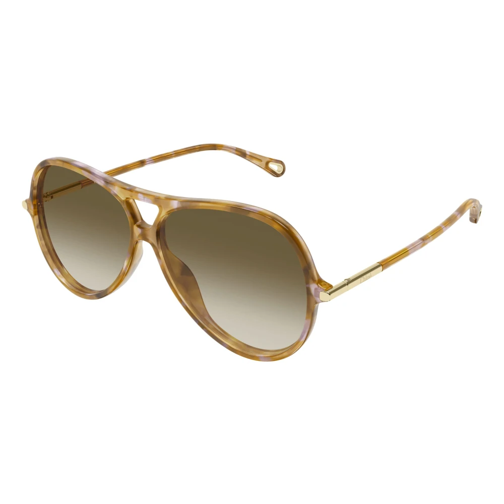 Chloé Aviator Sunglasses - Female - Sunglasses - Brown - 59 Mm - Accessories