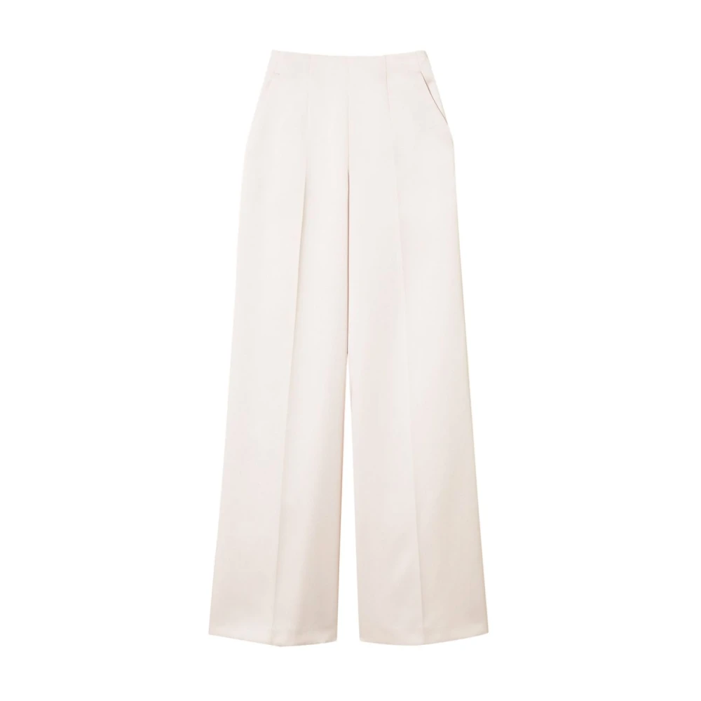 Twinset Women's Pink Duchess Palazzo Trousers