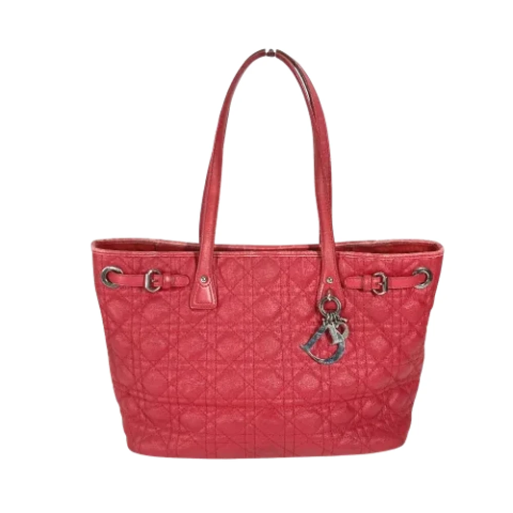 Dior Vintage Pre-owned Fabric dior-bags Red Dames