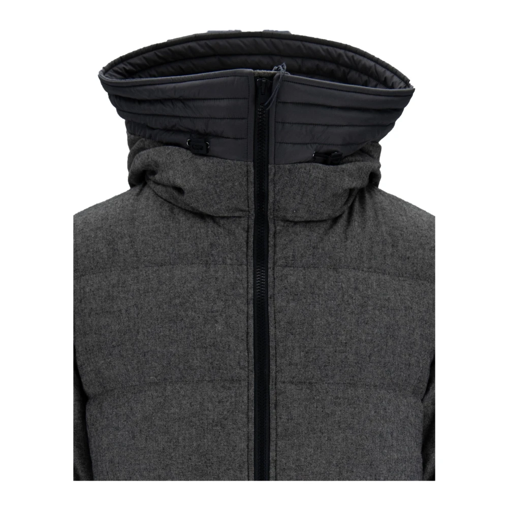 Herno Zip-Up Donsjack Gray Heren