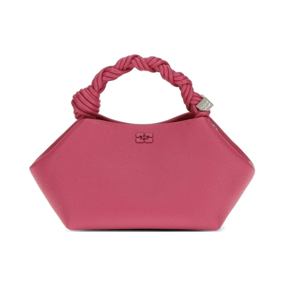 Ganni Women's Pink Bou Small Grained Cabaret - Handbags - One Size - Bags